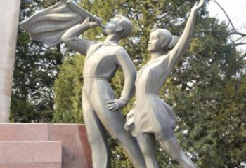 售樓處少先隊員雕塑 商業街雕塑 學生擺件