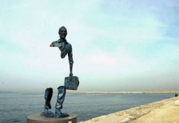 園林旅行者雕塑 風景區空心人雕塑 廣場小品