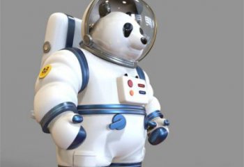 店門口太空人雕塑 創意景觀雕塑 航天擺件