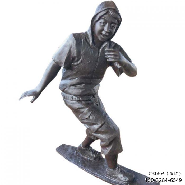 步行街小孩子雕塑廠家 游樂場景觀兒童雕塑 鑄造童趣雕塑