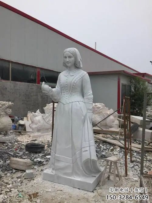 提供南丁格爾雕塑 仿真名人雕塑 街頭人物雕塑