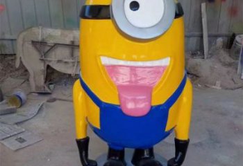 選用室內(nèi)小黃人雕塑 仿真景觀動漫雕塑 大型卡通雕塑