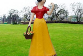 大型白雪公主雕塑價(jià)格 歐式步行街動漫雕塑 彩繪卡通雕塑