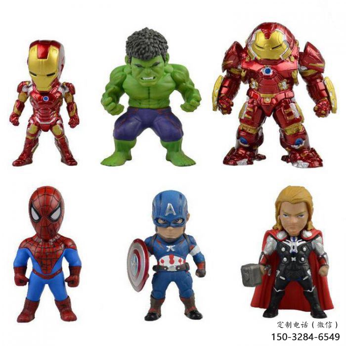 廣場超人雕塑特點(diǎn) 抽象卡通雕塑 烤漆動漫雕塑