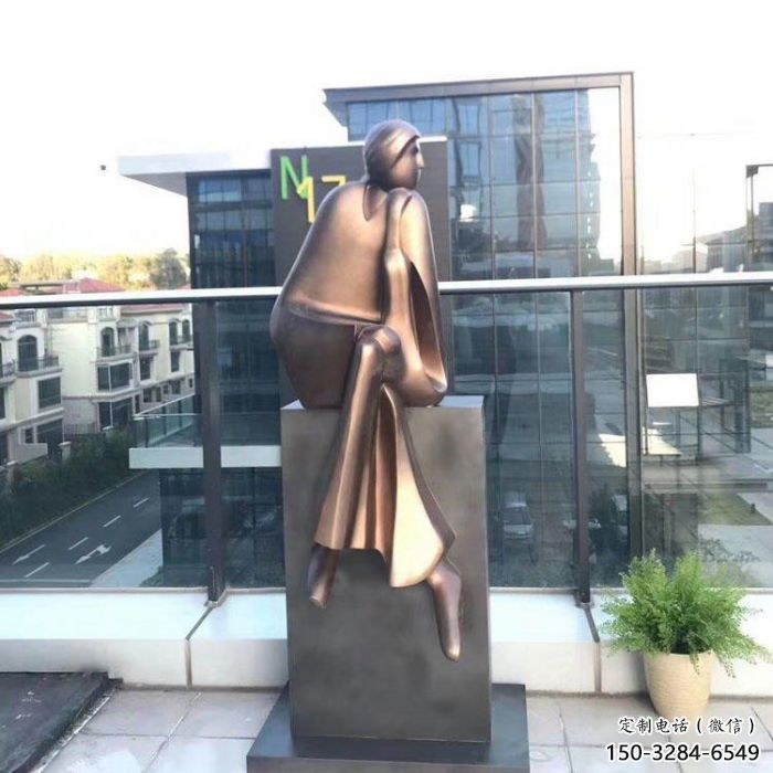 女人雕塑效果圖 景觀校園女性雕塑 商業(yè)街歐式雕塑