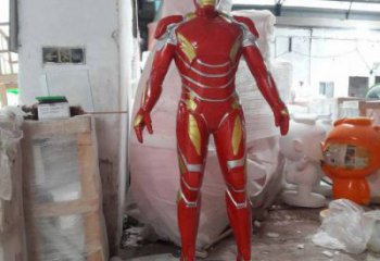 預定街道超人雕塑 現代景觀動漫雕塑 彩繪卡通雕塑