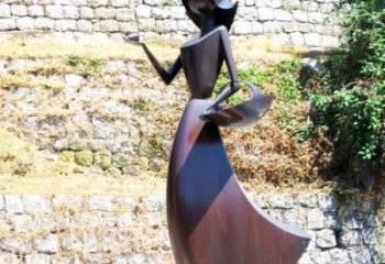 仿古女人雕塑廠家 騰飛草地女性雕塑 房地產歐式雕塑