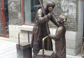 民俗貨郎雕塑廠家 酒店公園雕塑 風(fēng)景區(qū)擺件