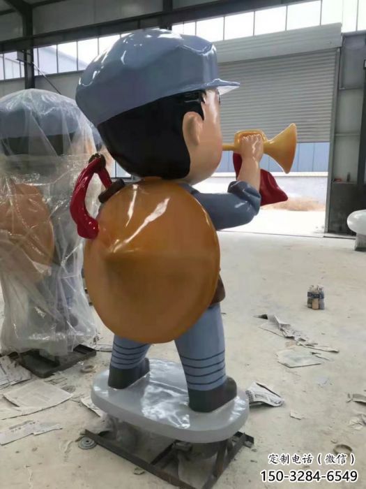 公園交警雕塑廠家 創意企業軍人雕塑 美陳士兵雕塑