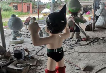 卡通玩偶雕塑廠家 店門口園林雕塑 動漫小品