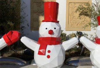 彩繪雪人雕塑廠 大型城市雕塑 商業(yè)街?jǐn)[件