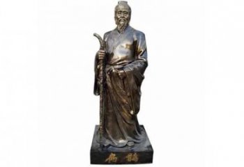 玻璃鋼扁鵲雕塑 歐式步行街名醫雕塑 大型商場藥王雕塑