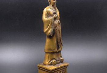 玻璃鋼扁鵲雕塑 仿銅名醫雕塑 大型藥王雕塑