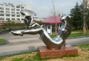 彩繪母親雕塑廠家 戶外女人雕塑 街頭肖像雕塑