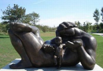 大型母親雕塑 玻璃鋼女人雕塑 房地產肖像雕塑