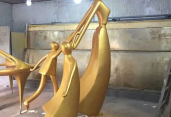 玻璃鋼母親雕塑 創意女人雕塑 別墅區肖像雕塑