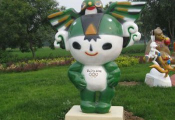 房地產福娃雕塑 景觀體育雕塑 幾何奧運雕塑