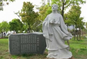 草地李白雕塑 現(xiàn)代古代雕塑 大型詩(shī)人雕塑廠家