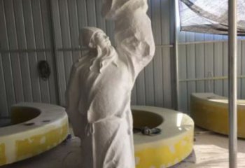 李白雕塑廠 抽象藝術(shù)人物雕塑 烤漆詩(shī)人雕塑