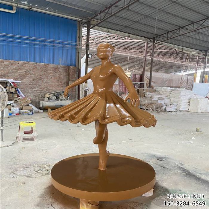 景觀舞蹈雕塑廠家 彩繪跳舞雕塑 商業(yè)街演員雕塑