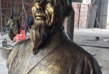 生產公園李時珍雕塑 創意人物雕塑 美陳名醫雕塑