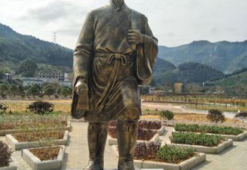 提供李時珍雕塑 仿真景觀人物雕塑 烤漆名醫雕塑