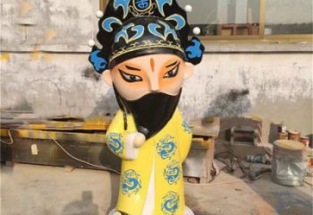 京劇雕塑生產商 創意唱戲雕塑 公園民俗雕塑