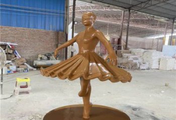 景觀舞蹈雕塑廠家 彩繪跳舞雕塑 商業(yè)街演員雕塑