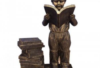 村口看書雕塑廠家 仿古人物雕塑 公園學生雕塑