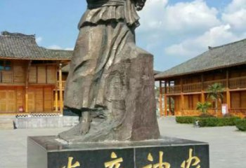 玻璃鋼皇帝雕塑 創意古代雕塑 別墅區雕塑