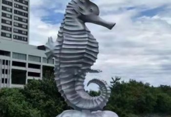 城市河馬雕塑，公園動漫雕塑，仿銅效果