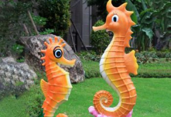 抽象河馬雕塑，動漫海洋雕塑，卡通主題