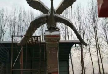 創(chuàng)意大雁雕塑廠家 步行街店門口雕塑 影視劇小品