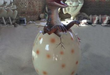 創(chuàng)意恐龍蛋雕塑廠家 步行街店門口雕塑 影視劇小品