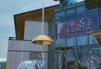 景區大象雕塑供給，動物美陳雕塑，卡通大象雕塑供求