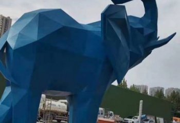 大象雕塑擺件制造，景觀擺件，烤漆大象雕塑選定