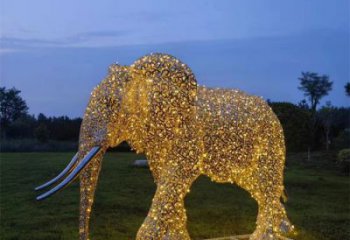 商場(chǎng)大象雕塑常用，公園小品，房地產(chǎn)鏤空大象雕塑生產(chǎn)商