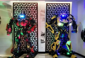 田間機器人雕塑