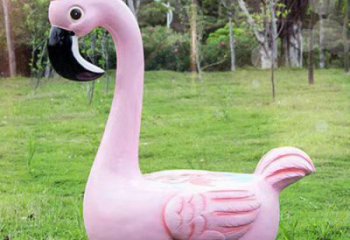 天鵝坐凳雕塑，卡通動物雕塑，彩繪工藝