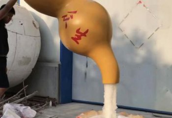 大興安嶺企業葫蘆雕塑