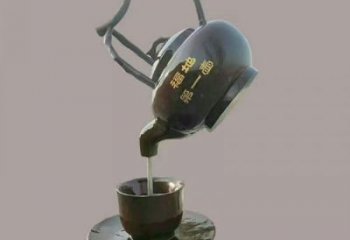 恩施玄關(guān)懸壺雕塑