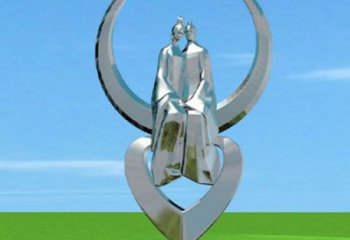 邵陽(yáng)創(chuàng)意牛郎織女雕塑