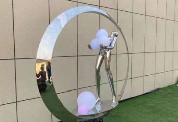 贛州仙子雕塑展品，公園小品，景觀圓環仙子雕塑生產商