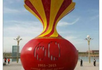 錦州花瓶雕塑工廠選用，街道標識，玻璃鋼花瓶雕塑批發(fā)