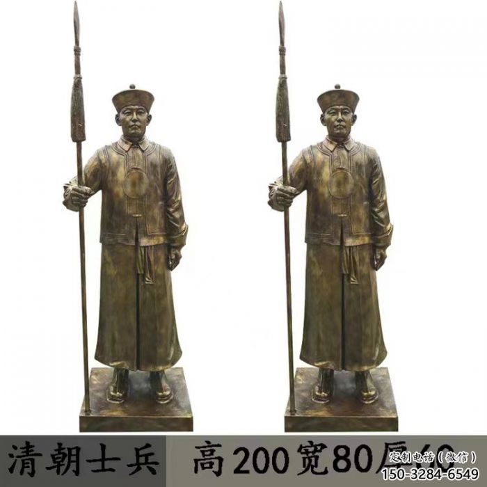 咸陽(yáng)庭院武士雕塑