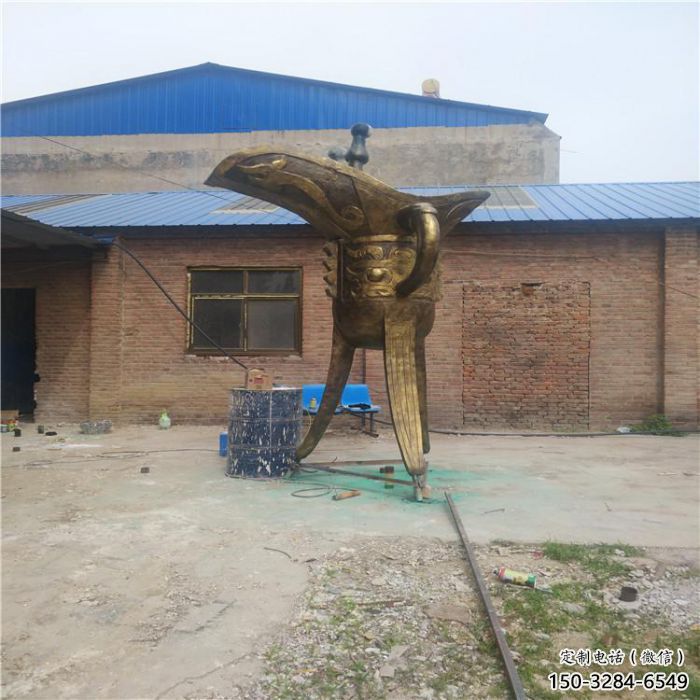 渭南公園酒杯雕塑