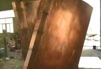 鹽池鑄銅書籍供應，街景小品，銅書籍雕塑廠家優價