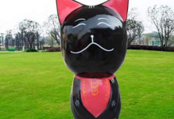 城西廣場小貓雕塑，動物擺件，仿古工藝