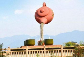 聊城公園天壺雕塑工廠，不銹鋼材質，圓雕形式