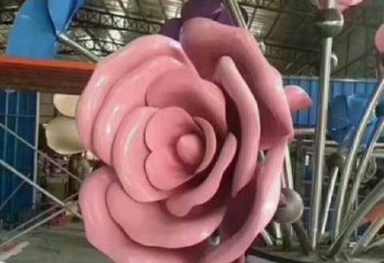 陽泉牡丹花雕塑工廠優(yōu)選，城市裝飾，牡丹花花朵雕塑供給